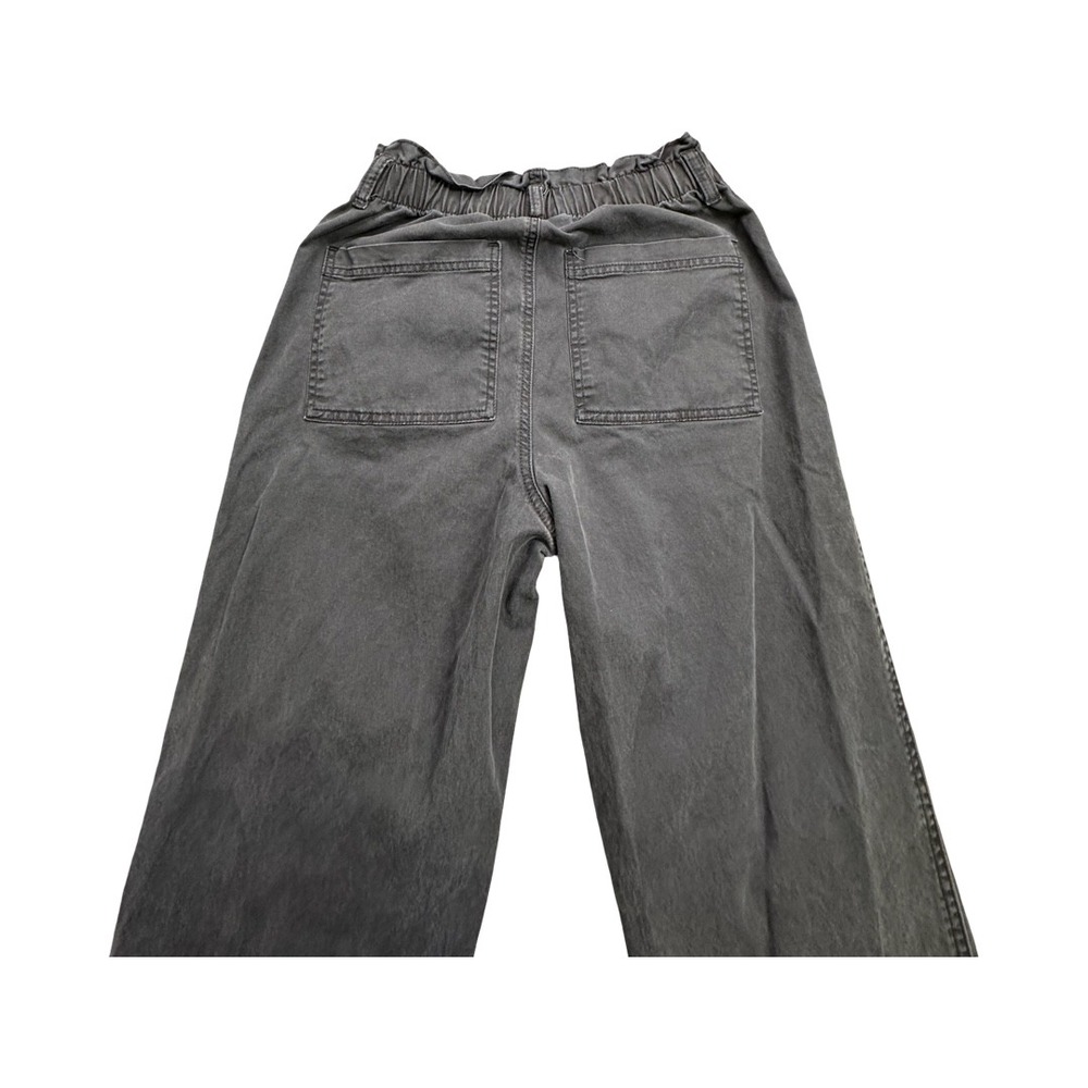 Universal Thread Pants Womens 4 Black Paperbag Waist Straight Leg High Rise - Picture 11 of 12